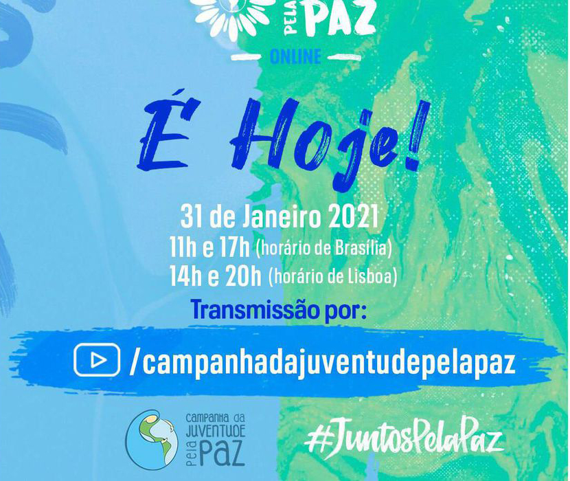 Jovens do mundo reúnem-se hoje online para a décima terceira edição de festival pela paz