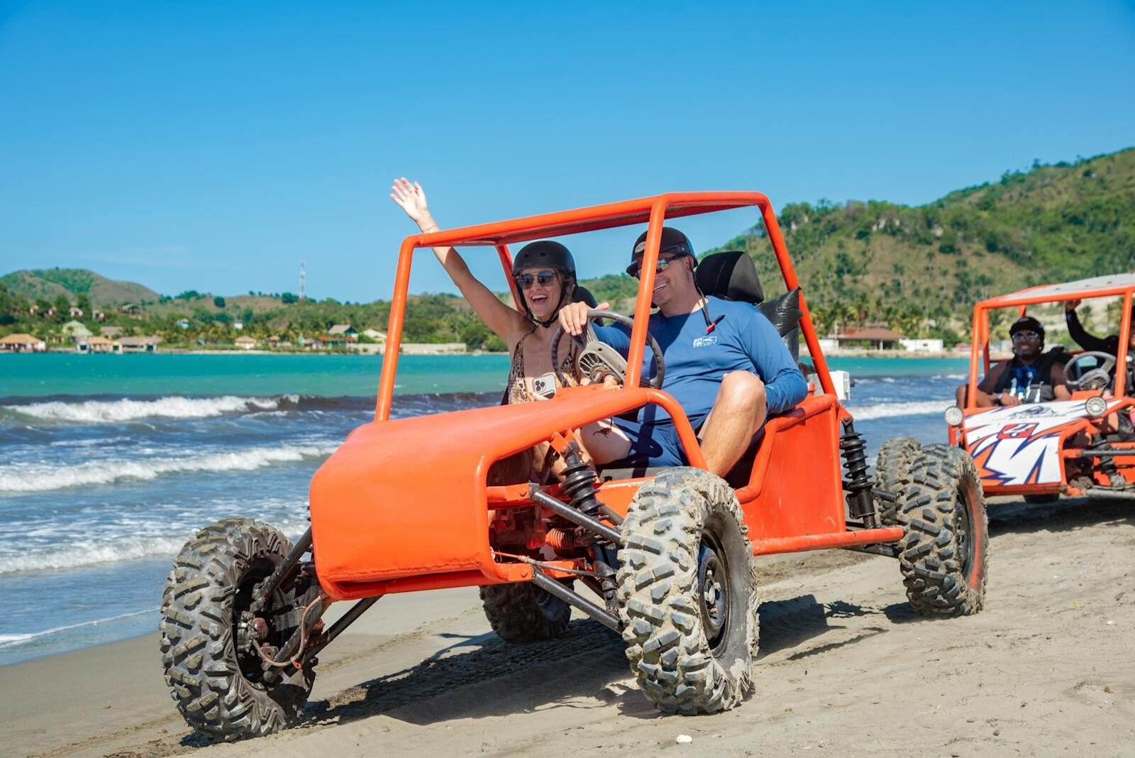 Andando de buggy com o filho?! Jura?